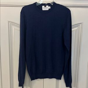 Topman Dark Blue Crewneck Sweater for Men